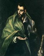 GRECO, El Apostle St James the Greater oil
